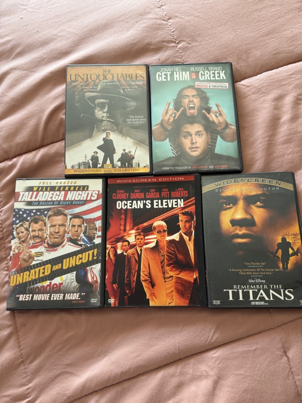 🎥 Lot of 5 Widescreen DVDs - Mixed Movie Titles